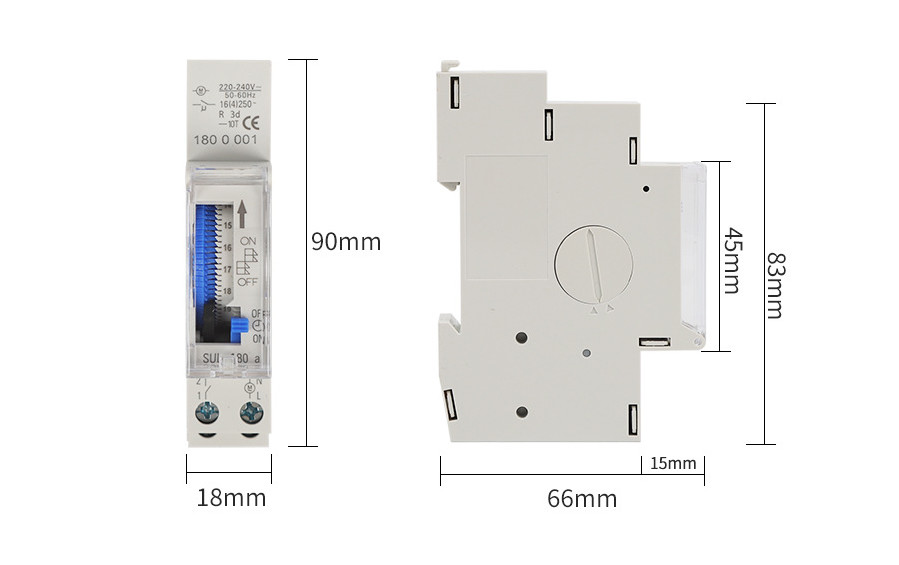 SUL180A 1800001 AC24-380 Mechanical Timer SUL160A Timer switch SUL180