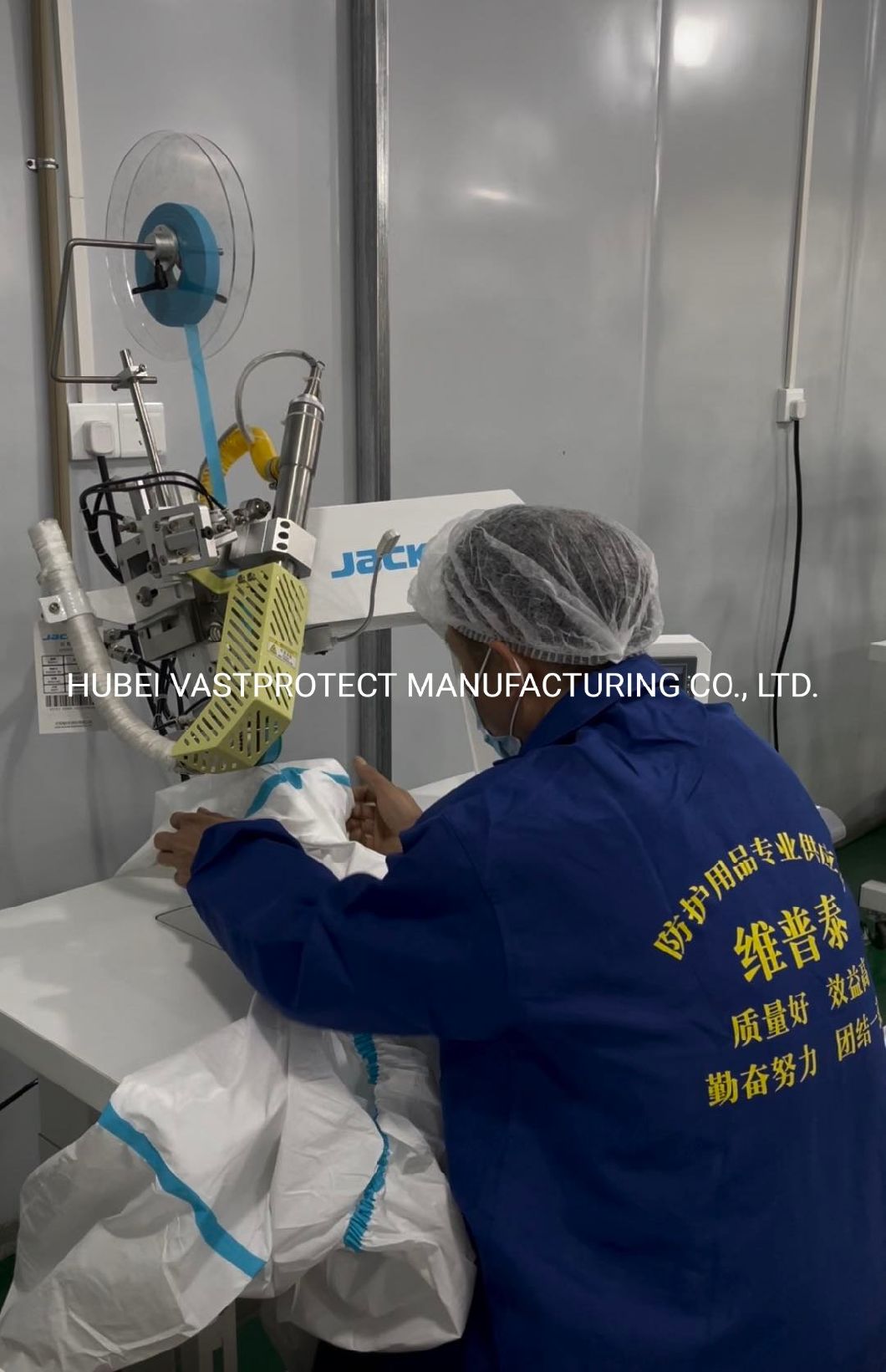 CE Approved Type 4 5 6 Heat Sealed Tape Seam Disposable Microporous Coverall