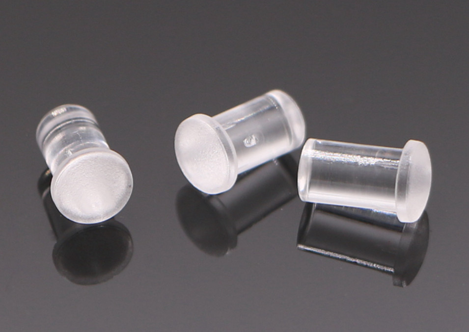 RoSH LED Plastic Dia 4mm Round Head Light Guide Tube K9 Borosilicate