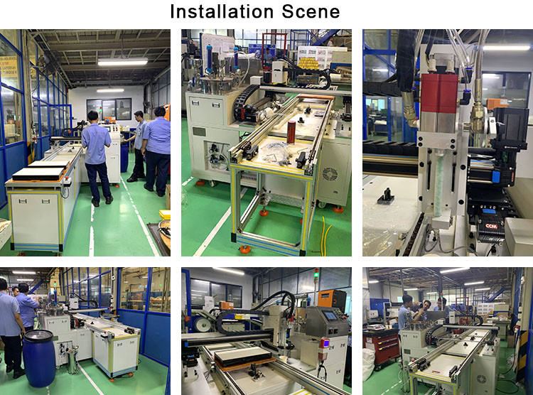 Customized Hot Melt Dispenser Machine Automatic Cleaning Easy To Operate