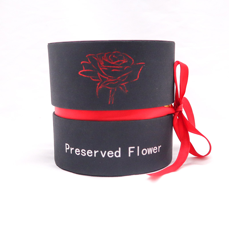 Beautiful Color Favor Gift Boxes , Eternal Love Preserved Flowers In A Box