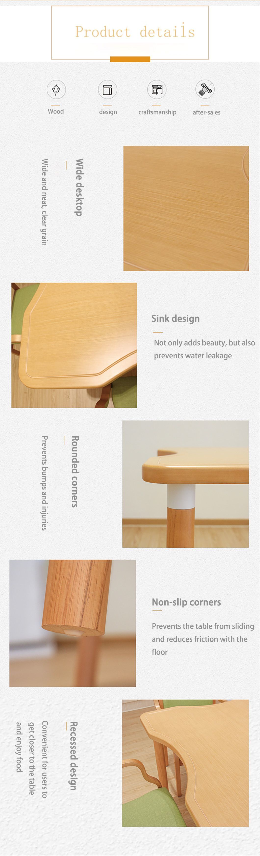 Light Luxury Hotel Solid Wood Dining Chair Indoor Solid Wood Restaurant