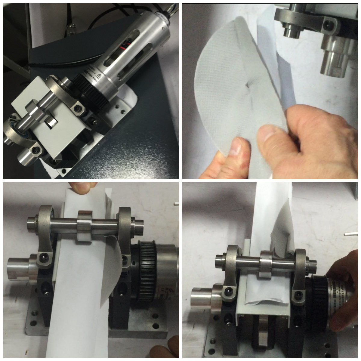 800w Wheel Seamless Ultrasonic Sealing Machine Welding Two 150g / m2 PP Material