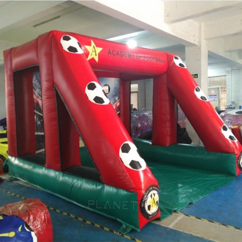 Sports Penalty Inflatable Soccer Shootout PVC Football Goal Inflatable Football Shooting Game