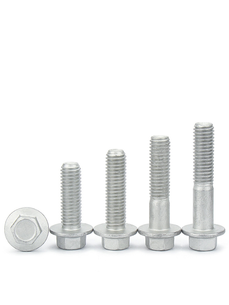 Half Threads Metric Hex Flange Bolts M3 - M36 Coarse Thread Bolt For Machinery