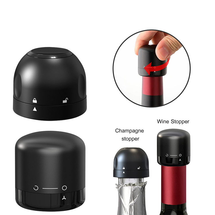 Fashion Modern Food Grade Plastic Silicone Wine Stopper OEM ODM Service