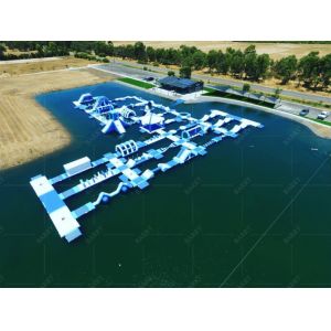 Customizable Inflatable Lake Water Park With PVC Material