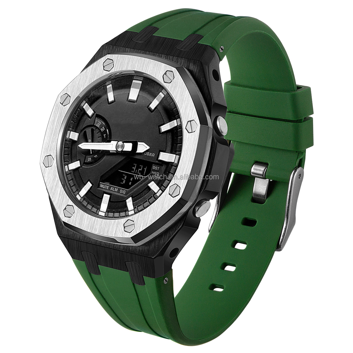 Casio Watch Modified Case Luxury Value Ga2100 Oem Silicone Band Metal Modification Mod Kit