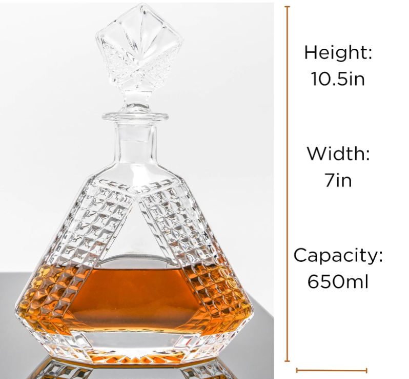 Beverage Decanter Glass Durable Wine Aerator Decanter Wine Bottle Modern Wine Decanter
