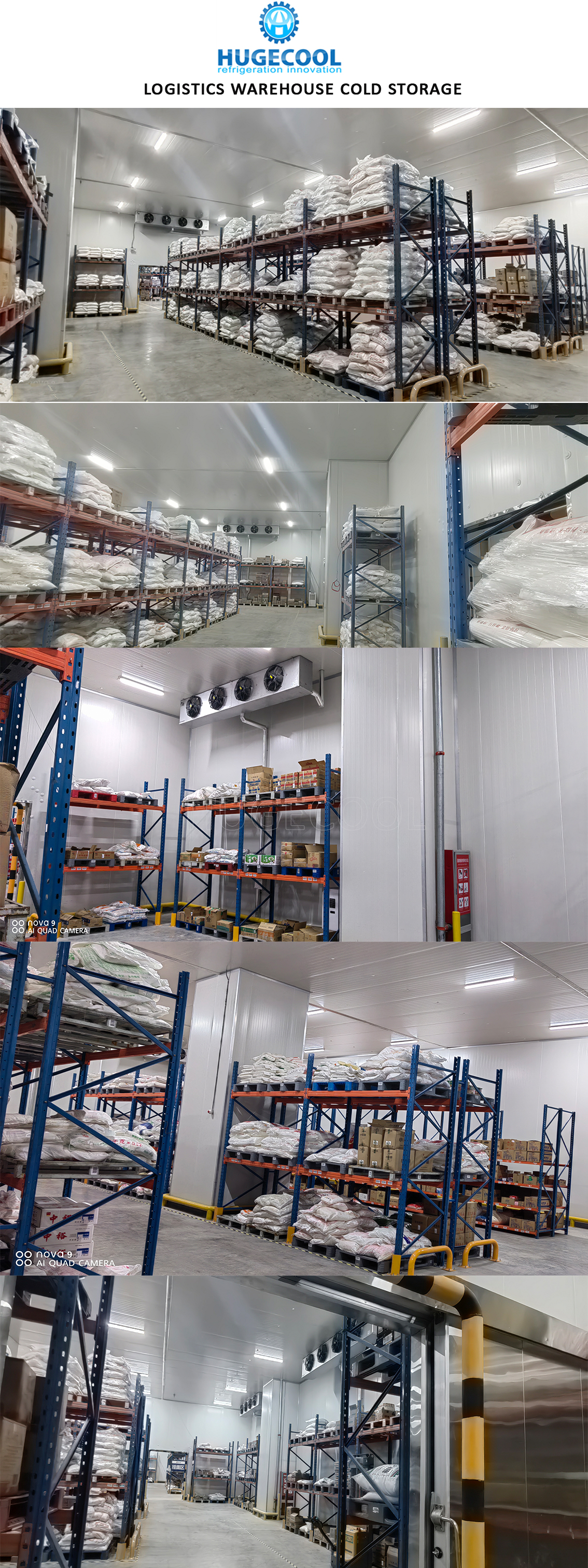 Large Freezer Cold Room For Vegetable Portable Refrigeration Unit