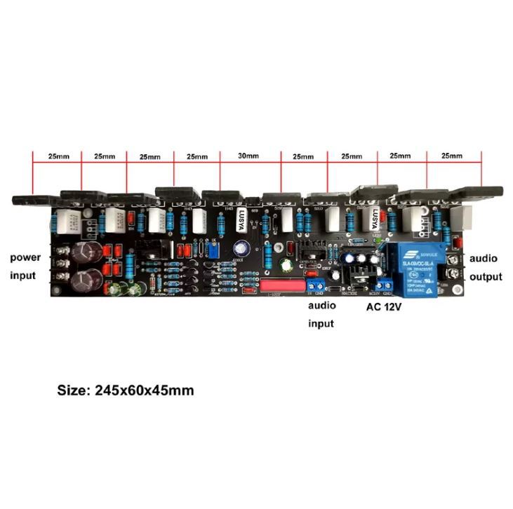Private Mold NO 500W HIFI High Power Audio Amplifier Mono Rear Amplifier Board
