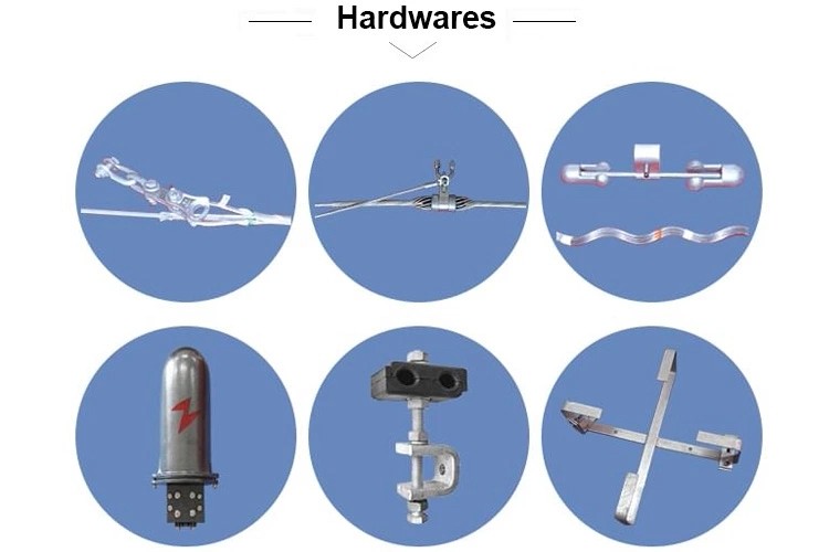 24 core OPGW Composite Overhead Ground Wire ACS OPGW good quality stainless steelFiber Optic Cable