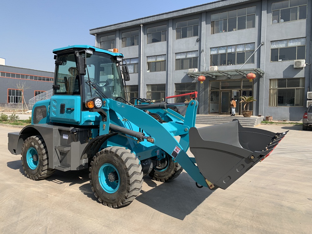42KW 4 Wheel Drive Mini 1.6 Ton Wheel Loader for Agricultural Dimension 5020mm*1860mm*2680mm