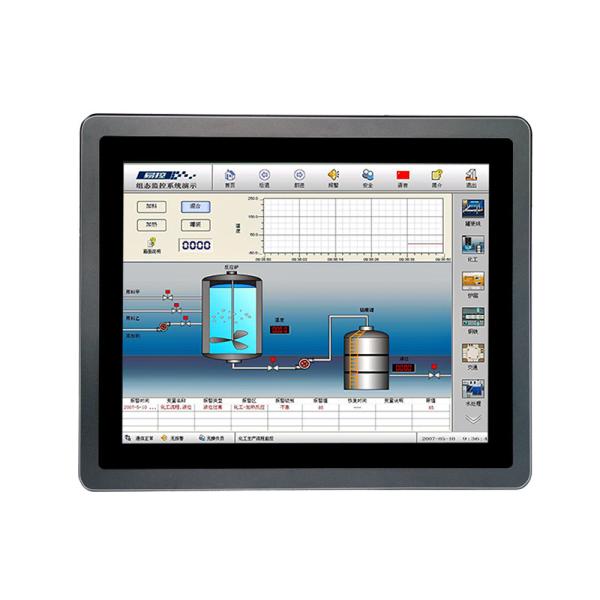Quality 21.5 Inch 1920*108 IP65 Industrial Box PC Tablet Embedded PLC/Robot HMI Capacitive/Resistive Flat Panel Mount LCD Display for sale