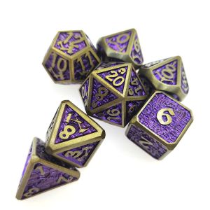 Mini RPG Dice 7 Piece Tiny Polyhedral Set magic the gather chip Dice Sets
