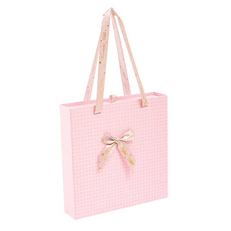 Gift Craft Industrial Colorful Portable Drawer Gift Box with Ribbon