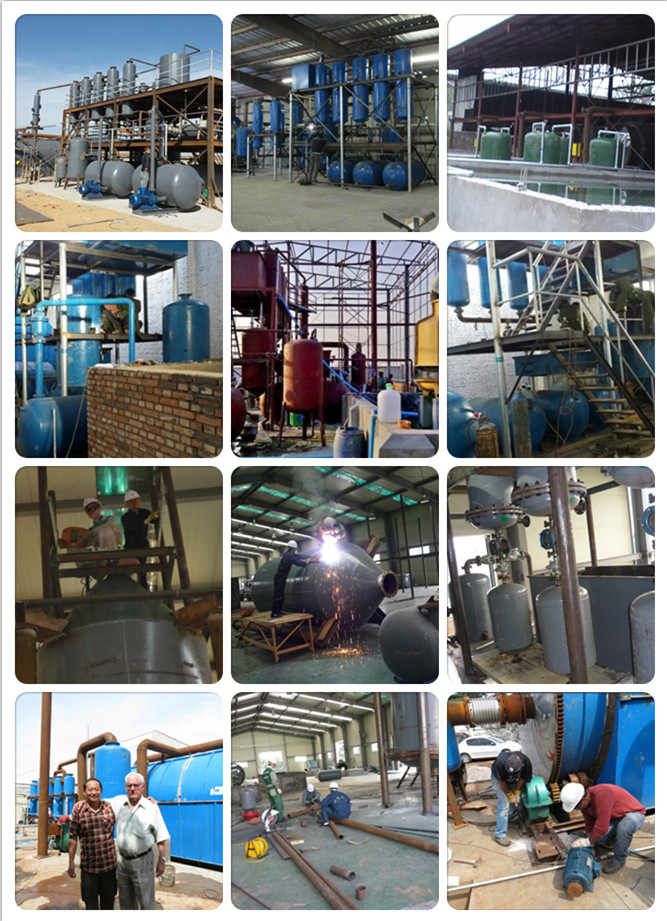 10 Ton Capacity Engine Oil Regeneration Black Oil Filtration Machine For Used Car Oil