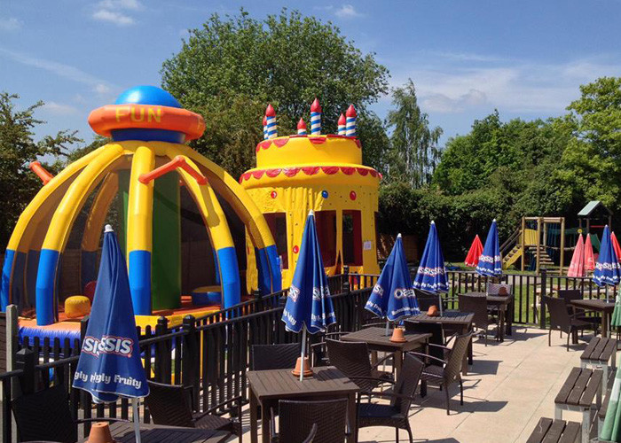 Commercial Inflatable Toddler Playground with Logo Printing SCT EN71
