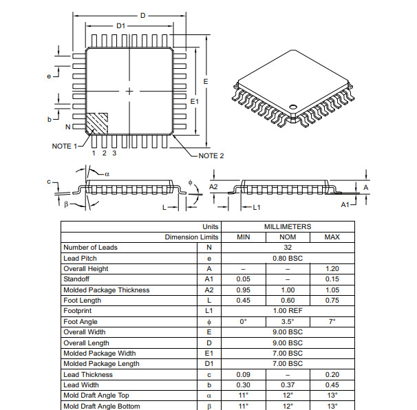 PIC32MX795F512L-80I/PT MCU 32-bit MIPS32 M4K RISC 512KB Flash 2.5V/3.3V 100-Pin TQFP