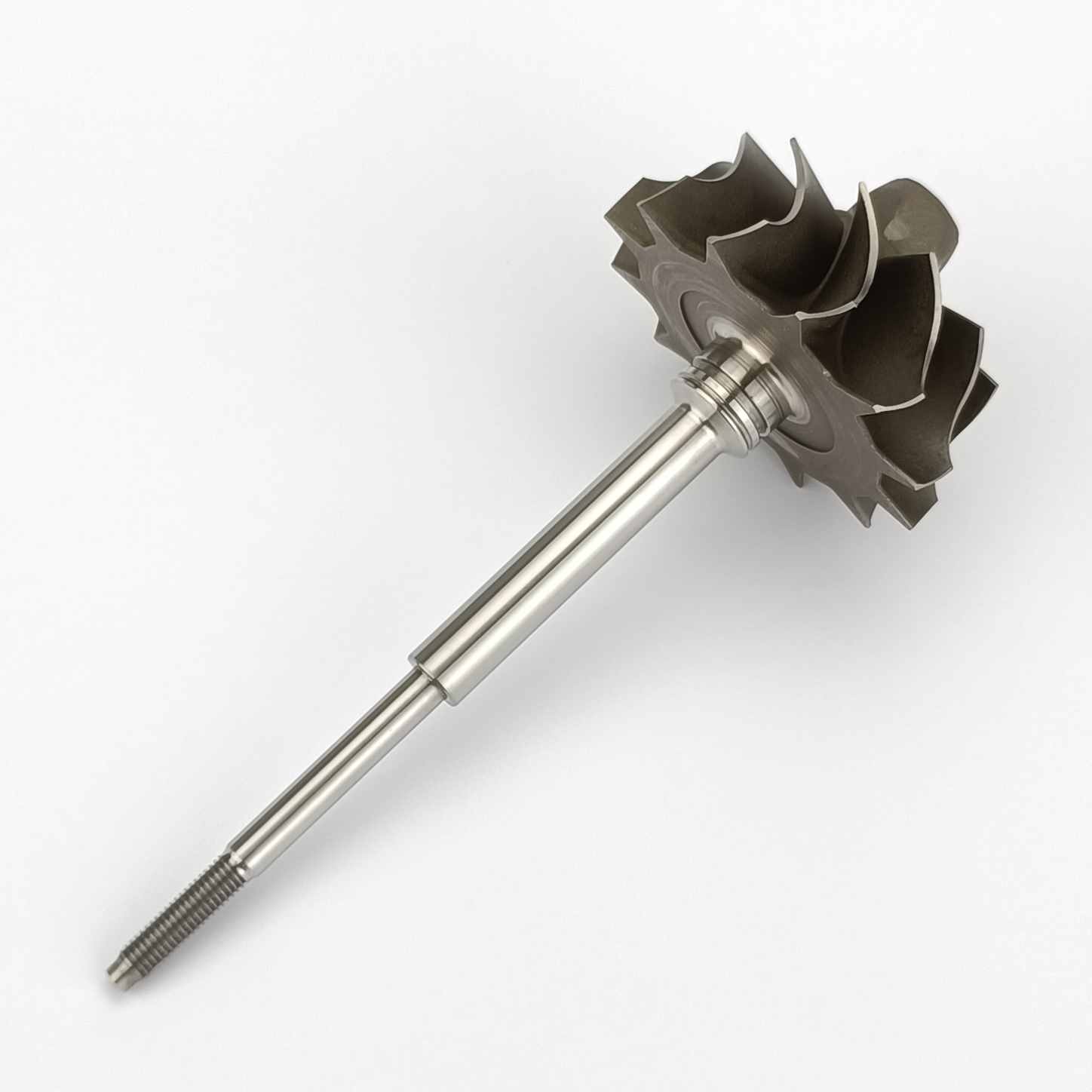 MS-TECH Turbo K16 Turbine Wheel Shaft 53169706500 53169806500 53169886500 Fit Turbos Ind 55mm Exd 46.2mm Blades 12