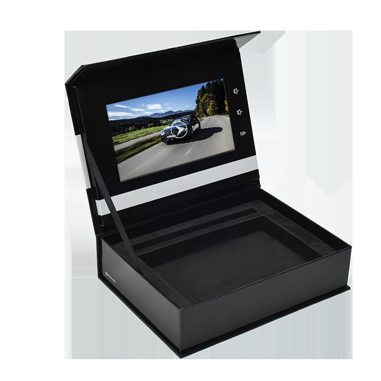 Customized Promotional Magnetic Video Gift Box Lcd Screen Video Display Box