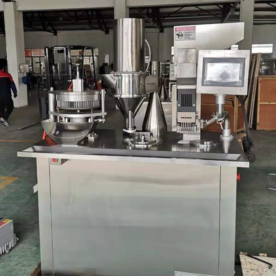 Packaging Pharmaceutical Semi Automatic Capsule Machine Stainless Steel