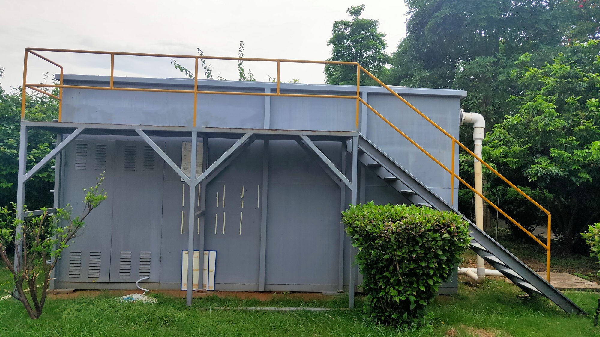 Square Modular Design Filtration Wastewater Treatment Customizable Weight kg for Operation