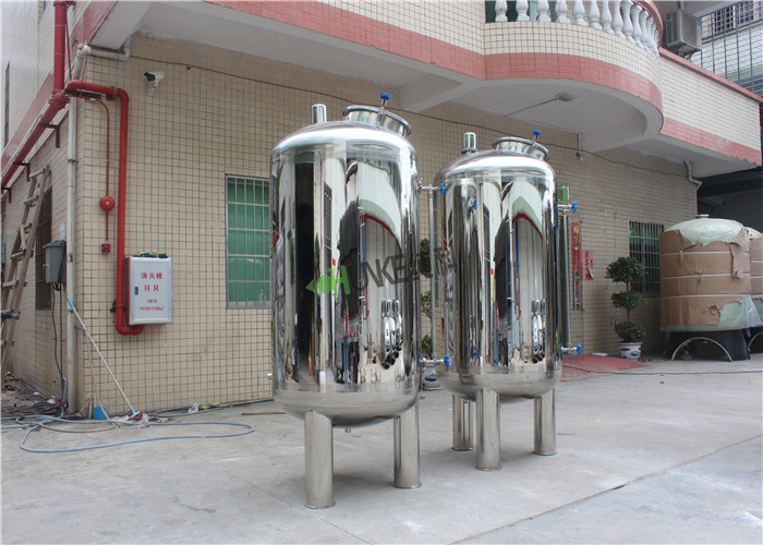 0.5 - 10T Food Grade Stainless Steel Water Tank For Cosmetics Industry