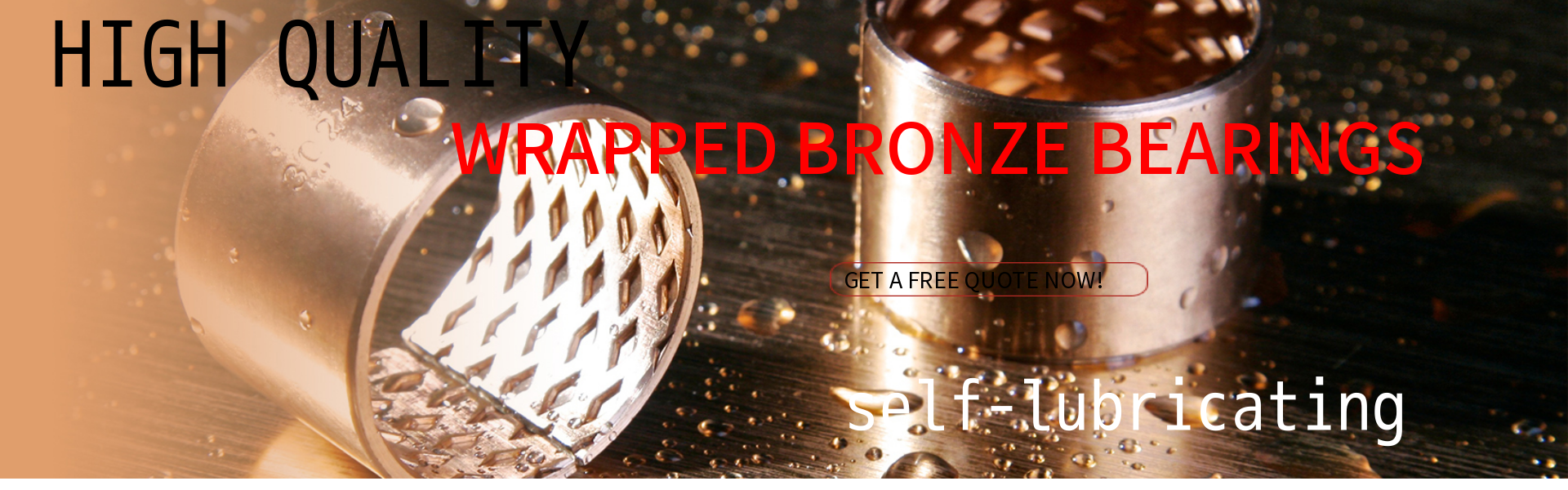 Bronze Cusn8 Wrapped Oilless Sliding Bushing Thin Wall Bearing Bush