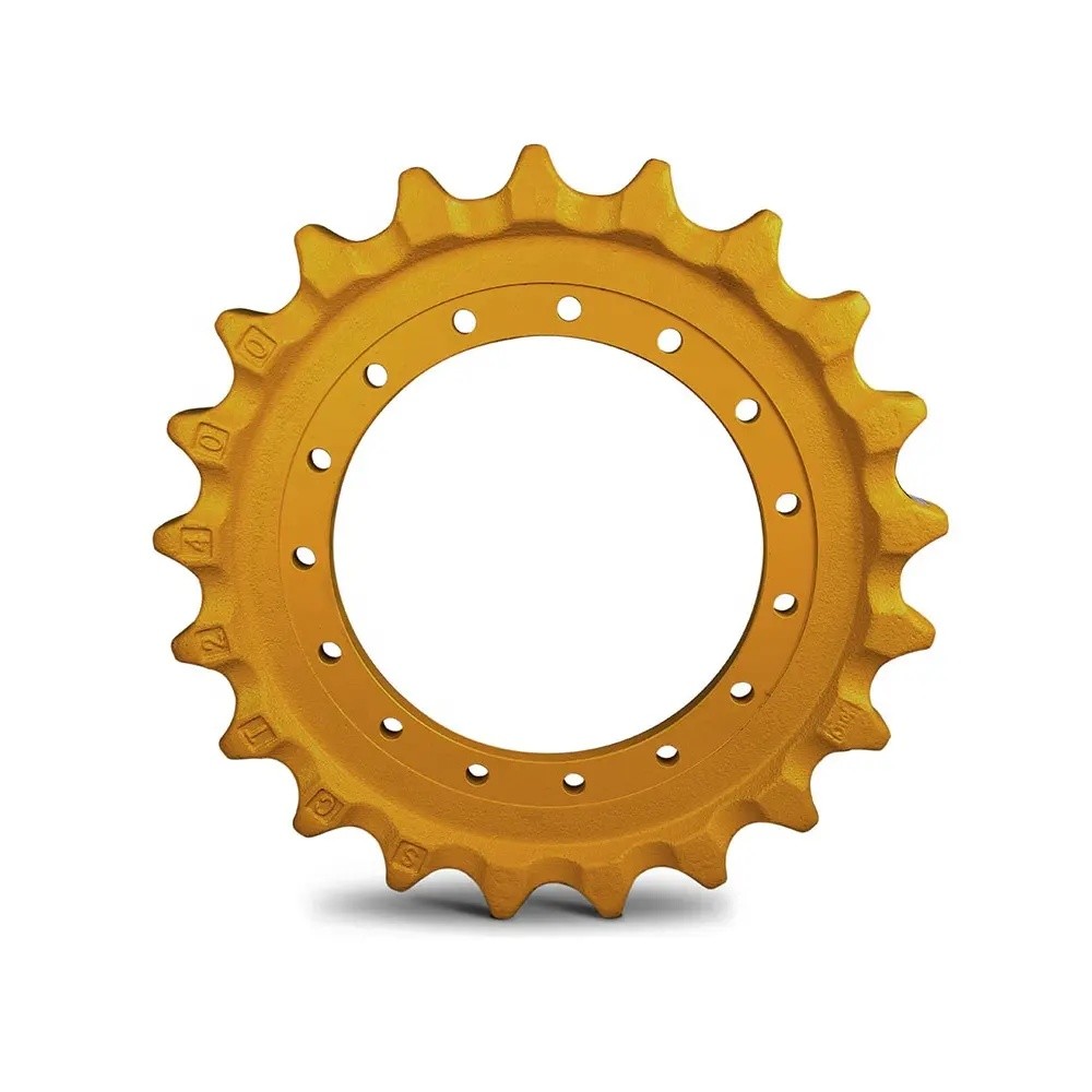 Excavator sprocket replacement for undercarriage parts