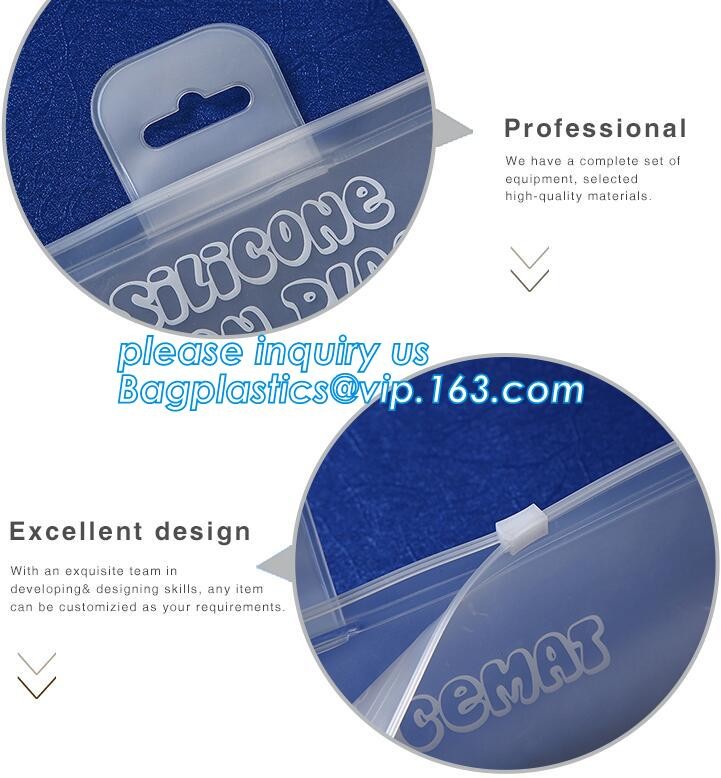 Plastic Bag OEM Custom PVC Loop Handle Image Printed Plastic Shopping Bag,Promotional Clear Waterproof Plastic Cosmetic
