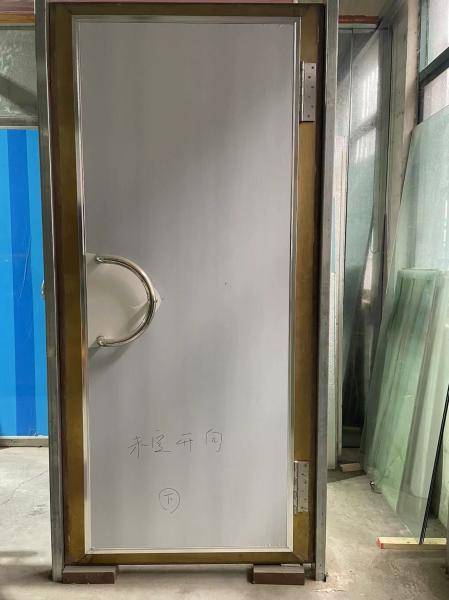 Powder Coated Single Swing MRI Door Shielding Heavy Duty Rf Shielded Doors Ball
