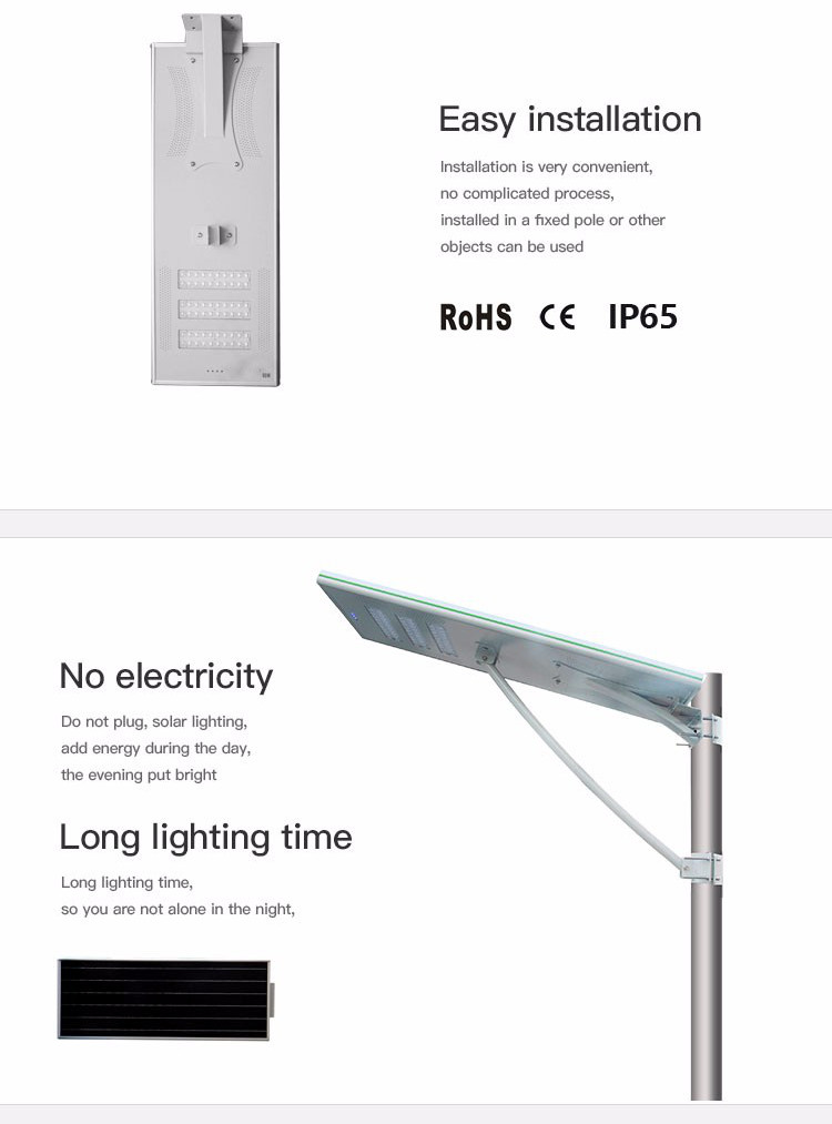 Factory price 3 years warranty LifePo4 battery Solar lamps led 60w for street retrofit kits solar street light
