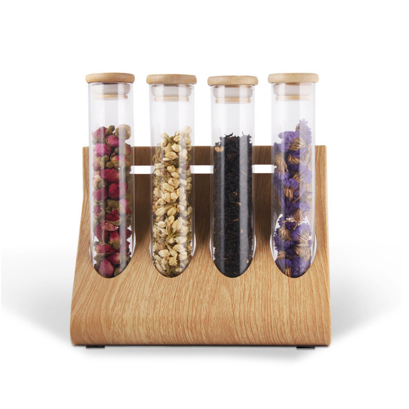 1000ml Hygienic Candies Borosilicate Glass Storage Tank