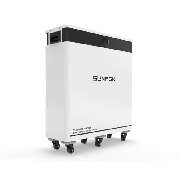 Quality 30Kwh Lithium 48V Home Energy Storage Batteries System 51.2V 600Ah 30Kwh Solar Lifepo4 Battery With Bms for sale