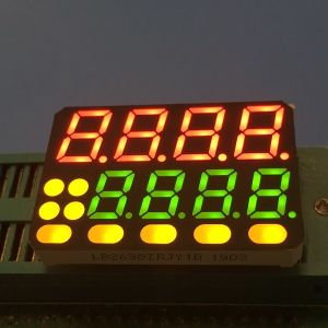 Two Lines Custom LED Display 8 Digits 7 Segment Temperature Controller Applied