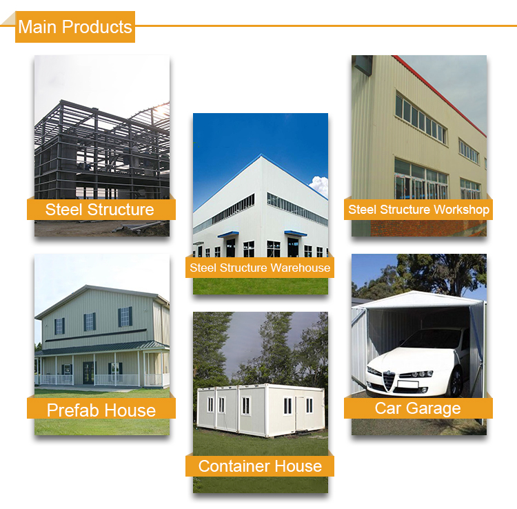 Prefabricated Metal Warehouse with Cutting Service and Purlin C.Z Shape Steel Channel