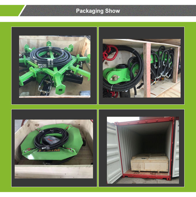 280kn Max Rod Pressure Pile Cutter Machine 135mm Crowd Stroke Hydraulic Pile Cutter
