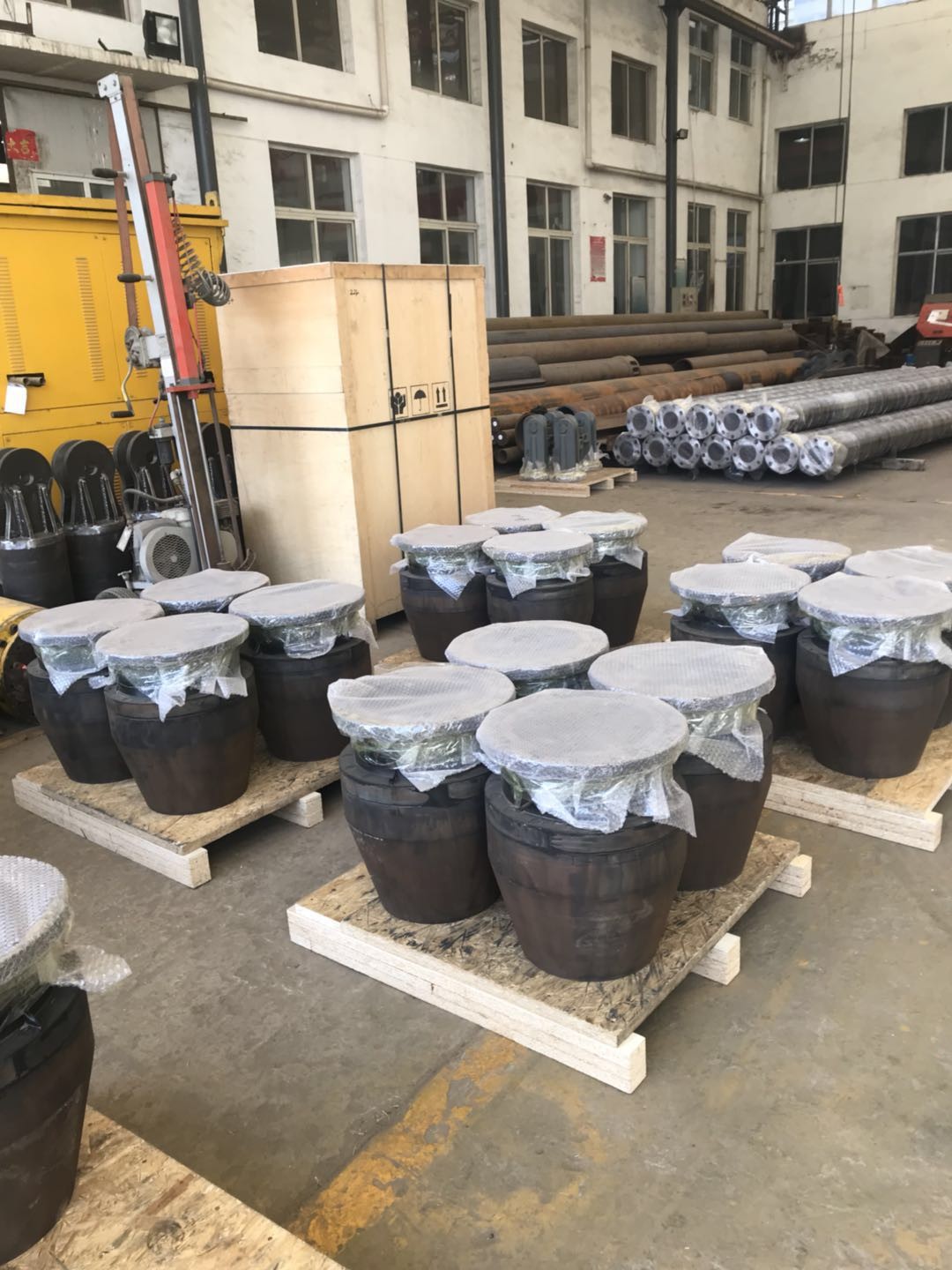Electric Vibroflot Accessories Stone Column Vibration Damper For Reducing Vibroflot Shock
