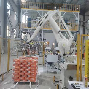 High Level Universal Robots Palletizing 360 Degree Robotic Case Palletizer