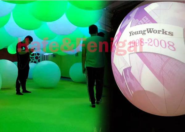 Advertising Inflatable Lighting Decoration Glare Free Over 1000 Mixed Perceptibl