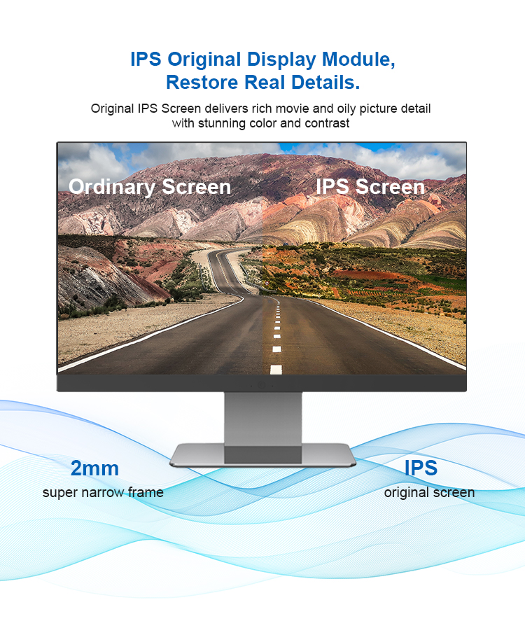 2.0GHz to 3.9GHz Optional 24" 27" Core I3 I5 I7 Business Aio Touch Screen All In One Pc Gamer