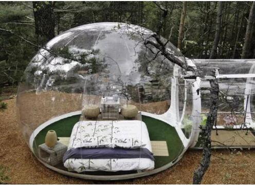 Clear Inflatable Bubble Tent Inflatable Double Stitching Clear Camping Tent