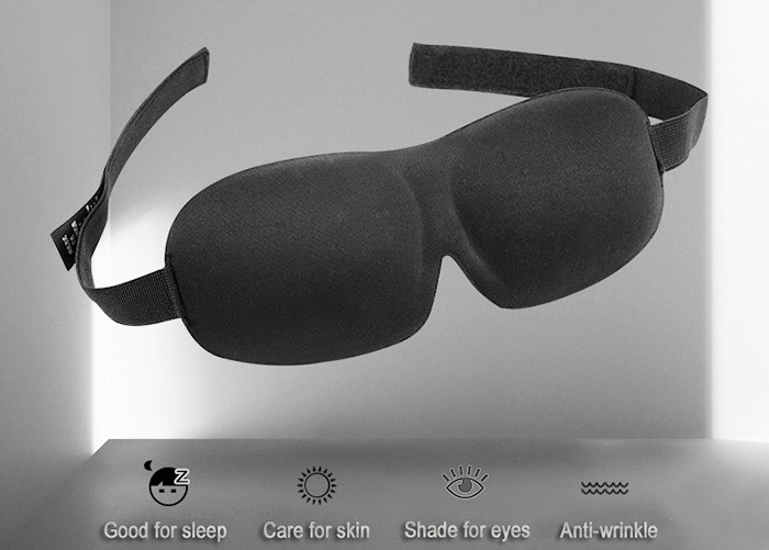 Custom Printed Foam 3D Sleeping Eye Mask Ergonomic Night Eye Mask