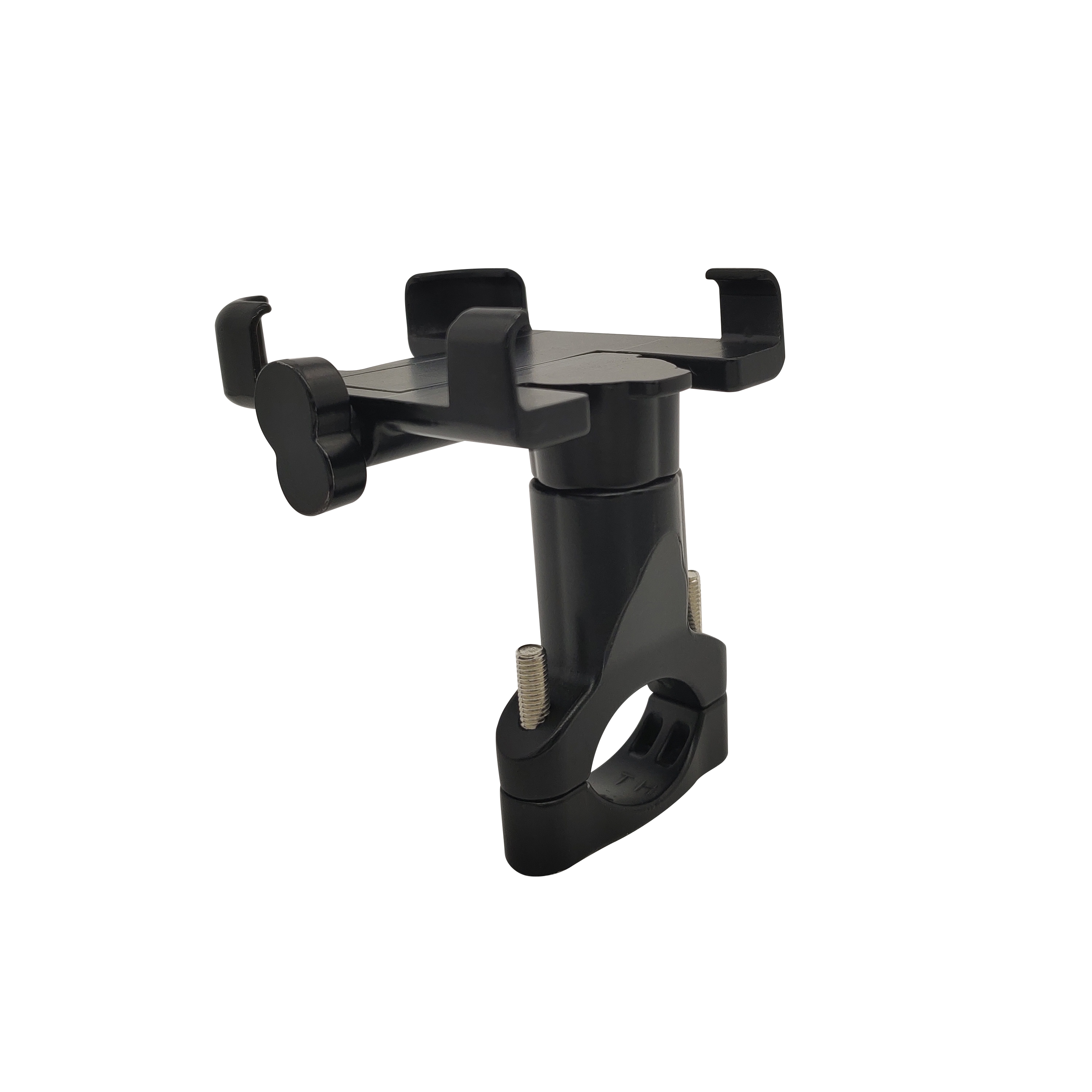 RoHS Aluminium Alloy 0.25kg Motorcycle Phone Holder , Portable Dirt Bike Phone Mount