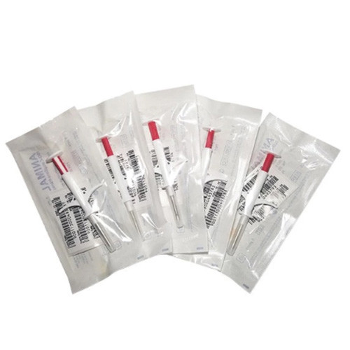 1.25mm * 8mm pet Microchip Electronic Tag with syringe for Cat / Dog pet gps microchip
