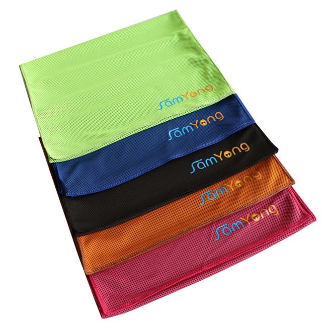 Breathable Microfiber Sport Towel Custom Ice Cooling Quick Dry Gym Towel 12x40"