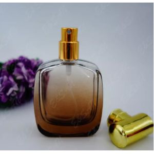 Wholesale Fancy clear Bottle With Plastic Cap Glass Refill Empty Perfume