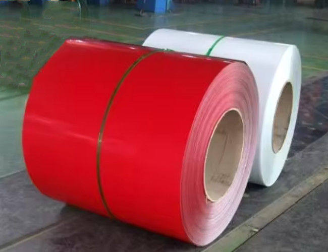 Prepainted Galvalume PPGI Steel Coils Wood Grain Pattern 1.0mmx914mm