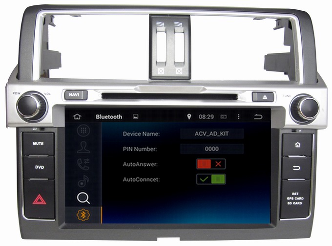 Ouchuangbo Car Radio GPS Navigation Stereo Android 4.4 System for Toyota Prado 2014 DVD Multimedia Kit OCB-8022D